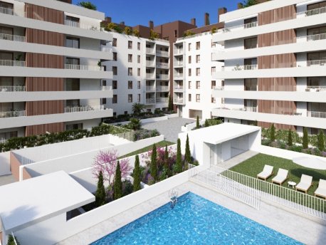 Así será la promoición Finley de AEDAS Homes en el nuevo barrio de Los Ahijones en el sureste de Madrid