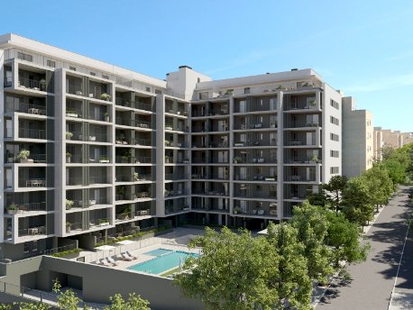 Edificio de la promoción Llunare de AEDAS Homes en Paterna, Valencia Edificio de la promoción Llunare de AEDAS Homes en Paterna, Valencia